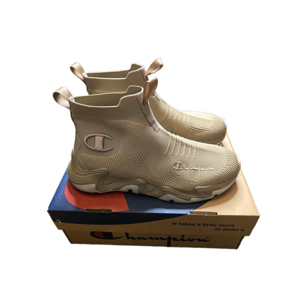 Champion Hyper C Raw 8W Women's High Top Shoes Khaki